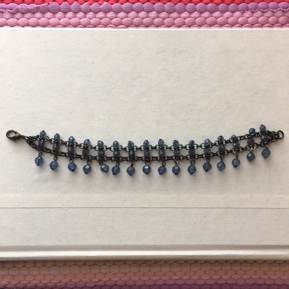 Navy Beaded bracelet